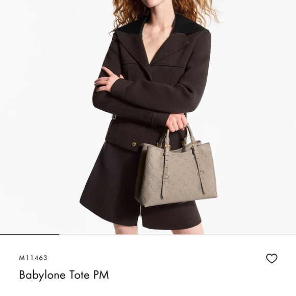 LOUIS VUITTON BABYLONE TOTE PM IN TAUPE - Picture 13 of 13